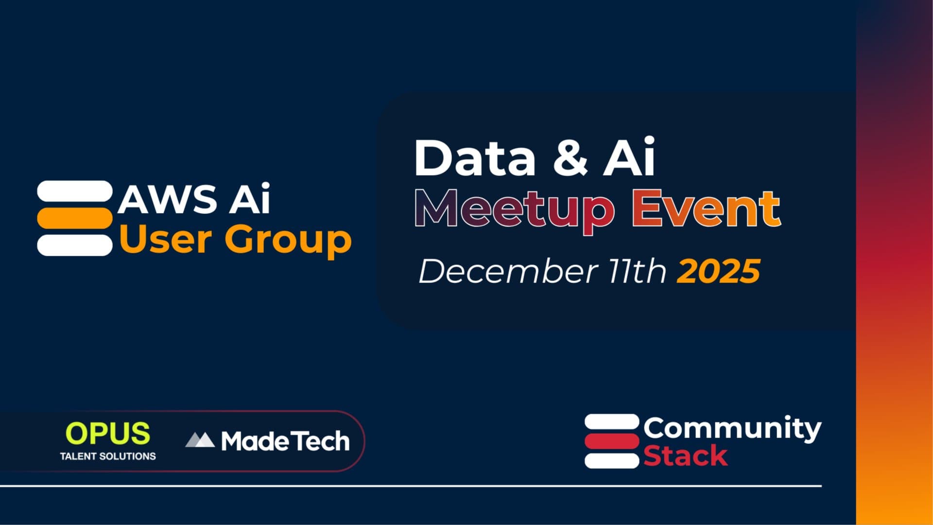 #3 AWS AI UG - MadeTech & Opus Talent Solutions