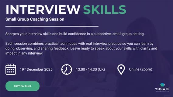 Tech Interview Skills – Group Coaching Drop-In